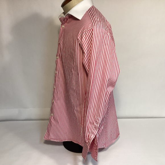 Men’s Thomas Pink slim fit button down dress shirt size 16 1/2 - Picture 6 of 9